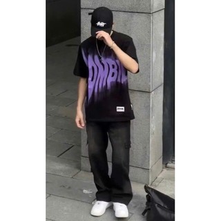 Áo thun nữ tay lỡ chất cotton in chữ ZOMBI phong cách Hàn Quốc