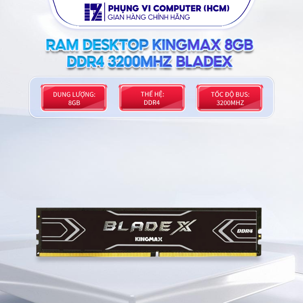 Ram Kingmax 8G DDR4 3200 Pc Blade X - Hàng chính hãng - Bảo hành 3 năm ...
