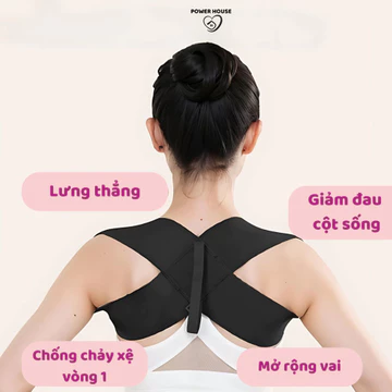 Đai chống gù lưng nam nữ Đai đeo chống gù lưng bảo vệ vòng 1 cột sống giúp thẳng lưng ENO-DCG01