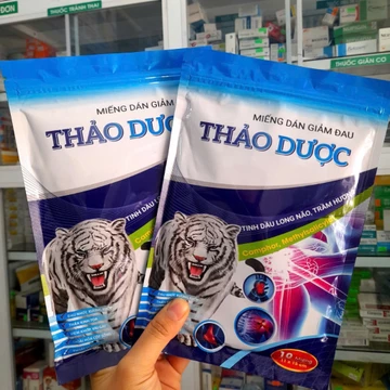 Miếng dán giảm đau Thảo Dược- Túi 10 miếng( 11 x 15 cm)