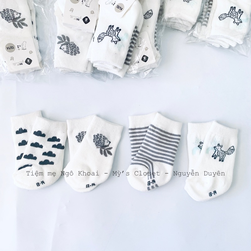 [MD160] FOX DISNEY Set tất Mickey& Minnie xuất xịn cho bé yêu