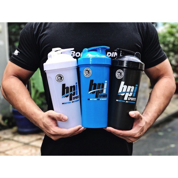 [Giá Tốt Nhất] Bình Lắc Nhựa Thể Thao Bpi Shaker Nhựa 700ml