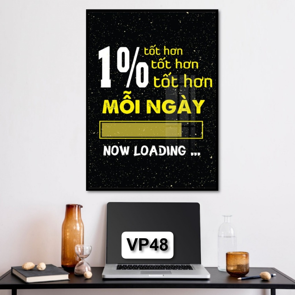 Tranh Gỗ Tráng Gương Động Lực Cổ Động Slogan Treo Tường decor Văn Phòng Khẩu Hiệu Truyền Cảm Hứng Decor Không Gian