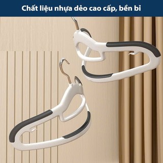 [COMBO 10] Móc treo quần áo chống trượt xoay 360 đa năng Móc nhựa cao cấp bền bỉ chịu vật nặng - MOCCHONGTUOT