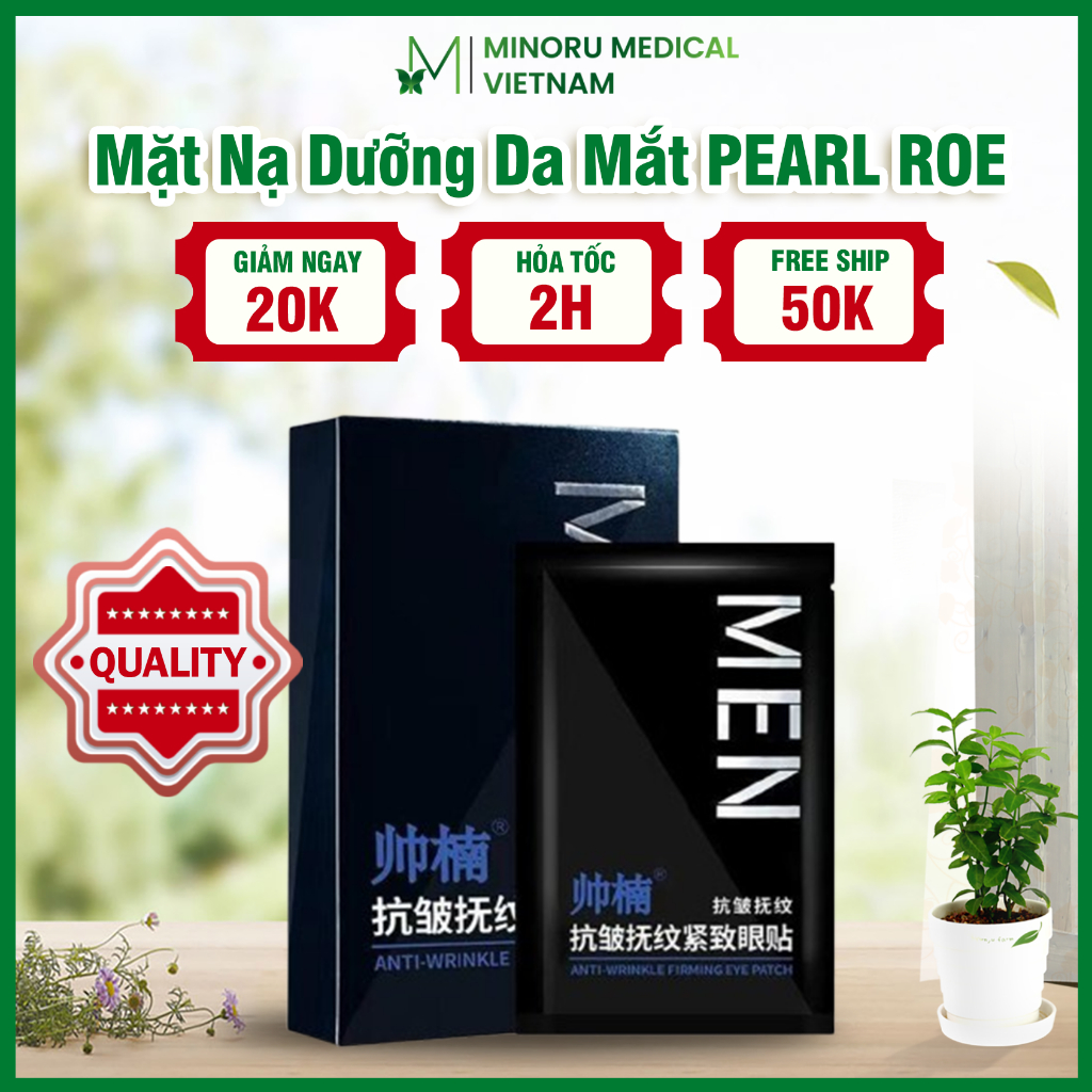 Miếng Dán Tan Quầng Thâm Và Bọng Mắt Pearl Roe - Miếng Dán Pearl Roe ...