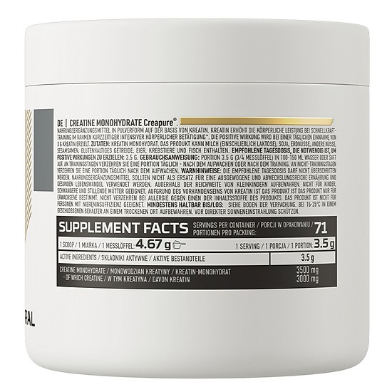 OstroVit Creatine Monohydrate Creapure 250g: Bí Quyết Của Sự Thành Công Trong Gym