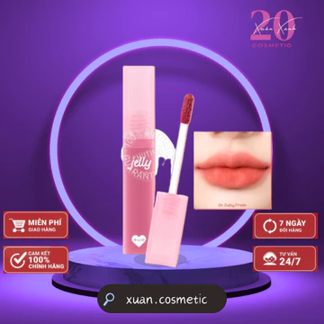 Son Thuần Chay - Son Thạch Giúp Môi Căng Mọng Mịn Màng Lâu Trôi 4u2 Jelly Tint 4g Thái Lan