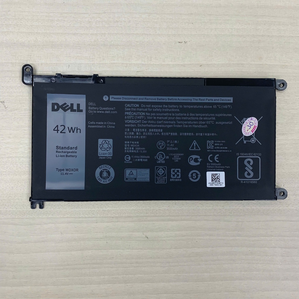 Pin Laptop Dell Inspiron 5480 5567 5568 3180 3189 3580 5468 7579 5368 7378 7368 5765 7569 7460 WDX0R YRDD6