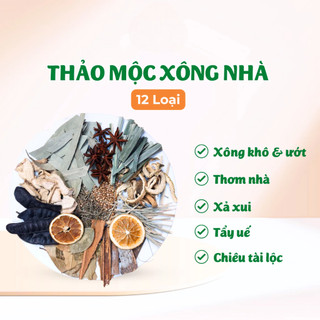 XÔNG NHÀ TẨY UẾ COMBO 2 GÓI THẢO MỘC THIÊN NHIÊN CAO CẤP - KHỬ MÙI XẢ XUI THANH LỌC KHÔNG KHÍ
