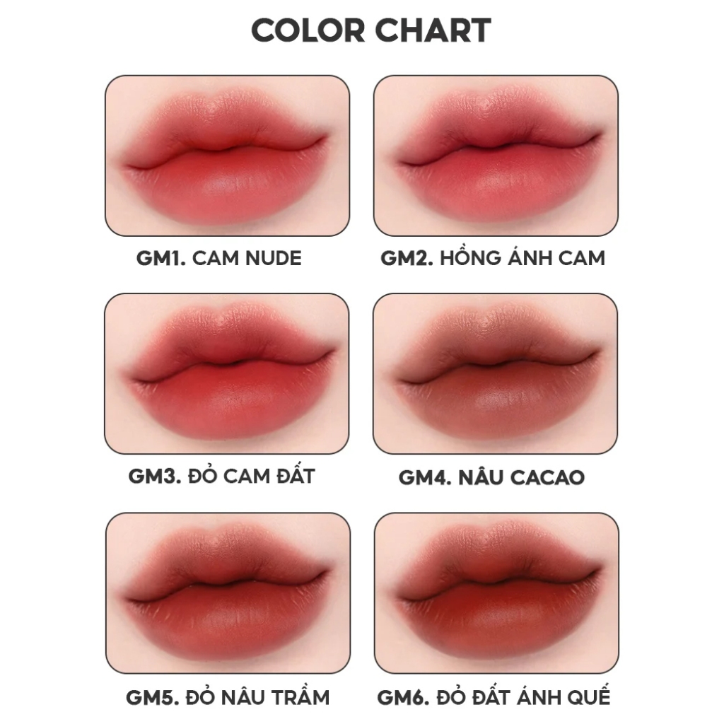 Ảnh [Merzy Glam Vỏ Bạc] Son Kem Lì Mềm Mịn, Lâu Trôi Merzy The Glam Mellow Tint 4g 3