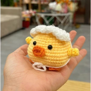 Vịt len handmade - móc khoá vịt handmade - làm quà tặng, treo móc khoá cặp sách - Diy
