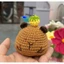 Capybaza len - chuột lang nước len - móc khoá capybaza - treo cặp sách, móc khoá, làm quà tặng - DIY