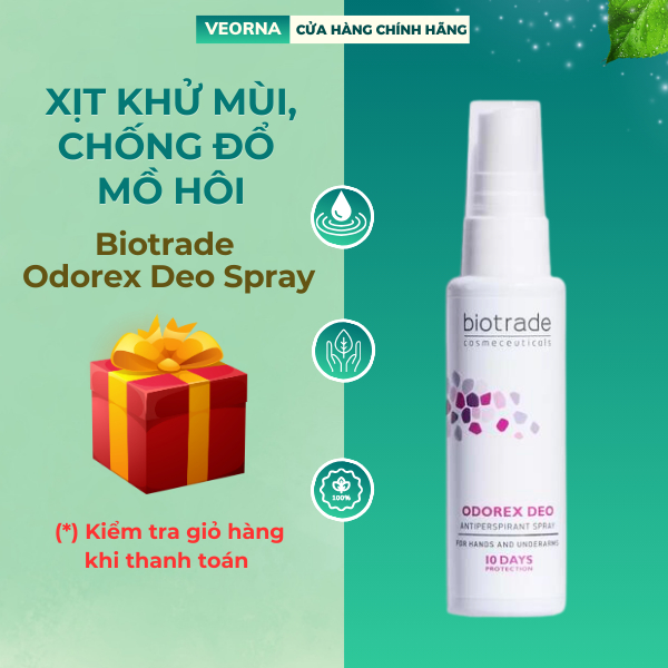 Xịt Khử Mùi, Chống Đổ Mồ Hôi Biotrade Odorex Deo Spray - 40ml | Shopee ...