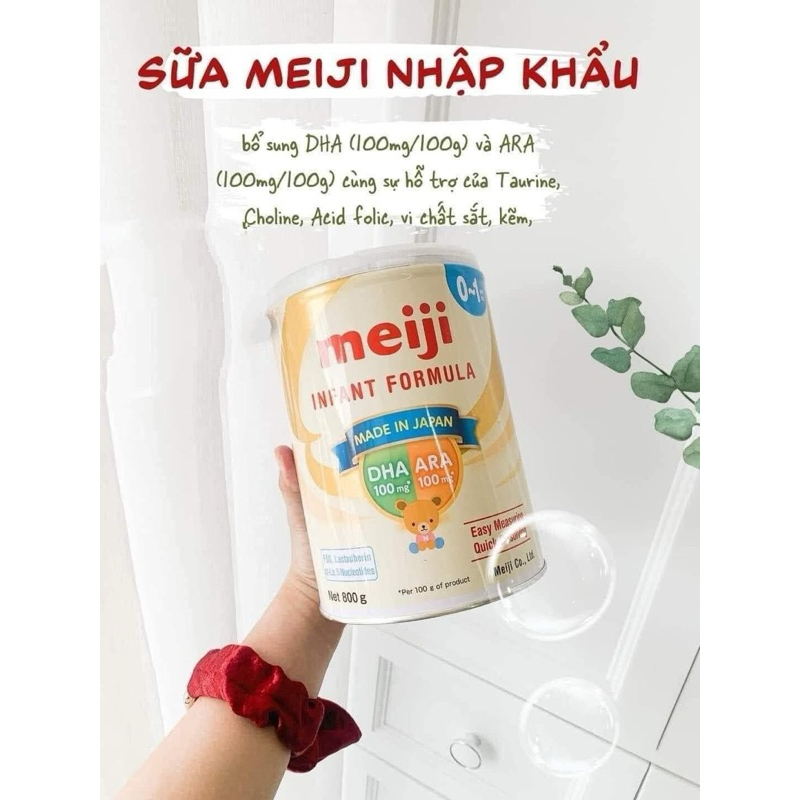 Sữa Meiji Nhật 0–1 / 1–3 /3-10 – Dạng Bột & Thanh – Mát Dễ Uống – DHA Cao – Chính Hãng Nhật