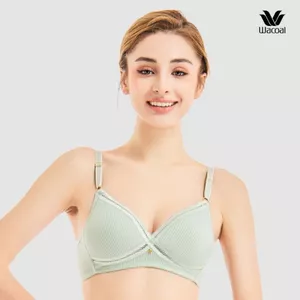 Áo lót Wacoal Lecien I22SFB199 không gọng, form thoải mái, cup 3/4, ren, dây liền - 22SFB199