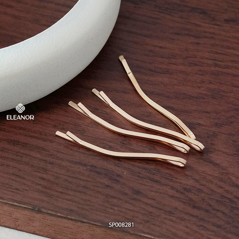 Set kẹp tóc nữ Eleanor Accessories kiểu dáng gợn sóng basic phụ kiện tóc set kẹp tăm 8281