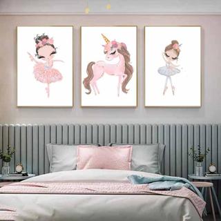 7 Sét 3 Tranh Trang Trí Phòng Em Bé Cự Cute BH09- Tranh Treo Tường Phòng Ngủ, Khu Vui Chơi Của Bé...