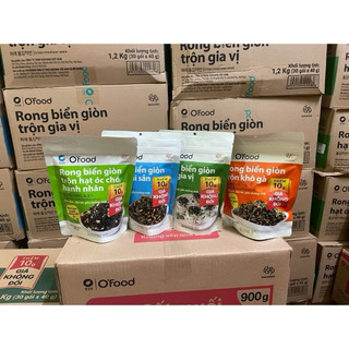 Combo 4gói rong biển giòn trộn 4vị O’food gói 40g