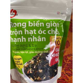 Combo 4gói rong biển giòn trộn 4vị O’food gói 40g