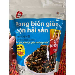 Combo 4gói rong biển giòn trộn 4vị O’food gói 40g