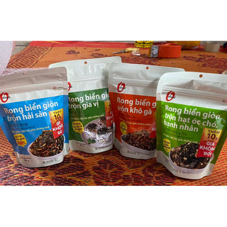 Combo 4gói rong biển giòn trộn 4vị O’food gói 40g