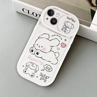 Ốp lưng iphone nắp trượt che camera Puppy running dành cho ip 6/7/8/plus/x/xr/xs/11/12/13/14/15/pro max - sc3016