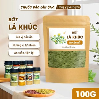 Bột lá khúc nguyên chất 100g (Bột rau khúc, bánh xôi khúc) - Lãn Ông