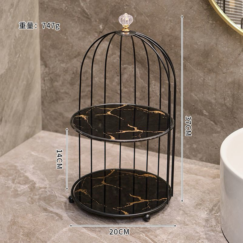 Kệ đựng mỹ phẩm để bàn 1 tầng, 2 tầng
