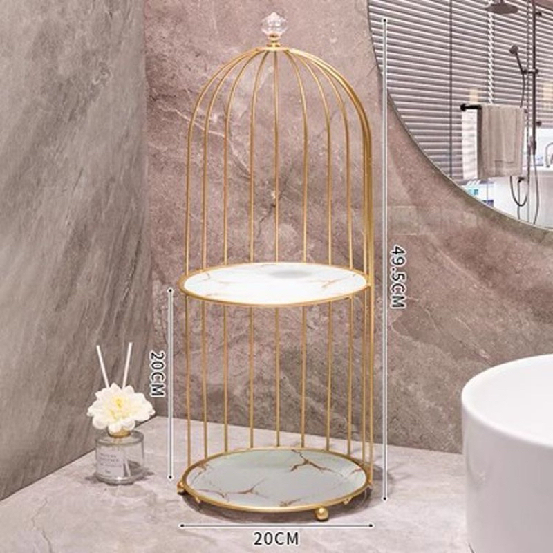 Kệ đựng mỹ phẩm để bàn 1 tầng, 2 tầng