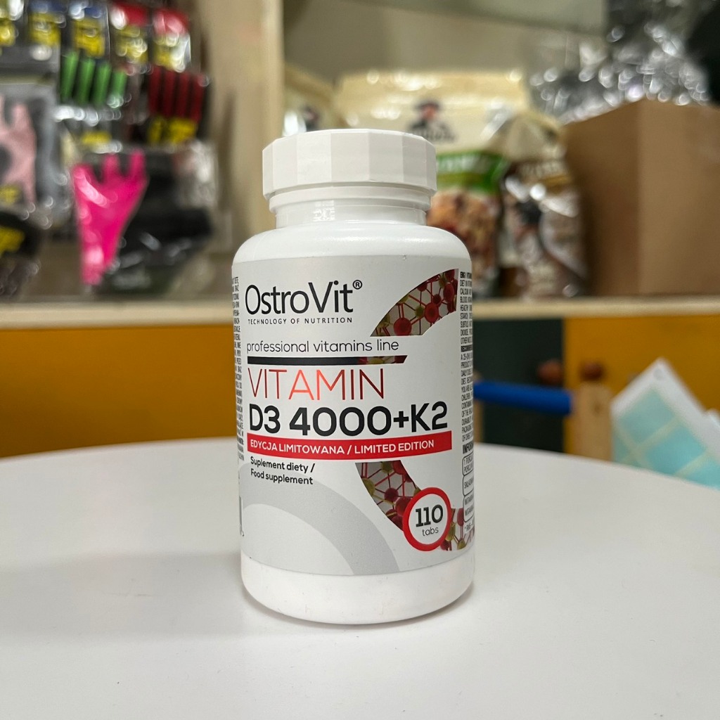 Ostrovit Vitamin D3 4000+K2 MK7, Viên uống hỗ trợ xương khớp, tăng cường miễn dịch