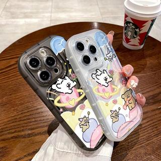 Ốp lưng iphone trong suốt chống sốc Cún bay bổng 6/6s/7/8 plus/x/xs/xr/11/12/13/14/15/16/ pro max - xb3020