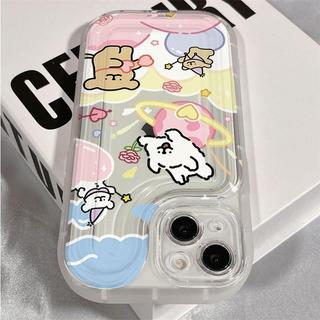 Ốp lưng iphone trong suốt chống sốc Cún bay bổng 6/6s/7/8 plus/x/xs/xr/11/12/13/14/15/16/ pro max - xb3020