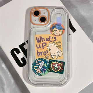 Ốp lưng iphone trong suốt chống sốc Gang dog 6/6s/7/8 plus/x/xs/xr/11/12/13/14/15/16/ pro max - xb3018