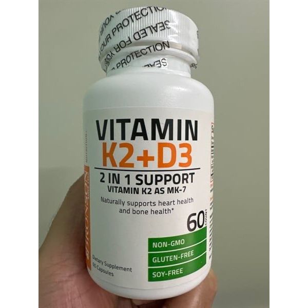 Bronson Vitamin D3 K2 MK7- Viên Uống Bổ Sung Vitamin Chắc Khỏe Xương Khớp