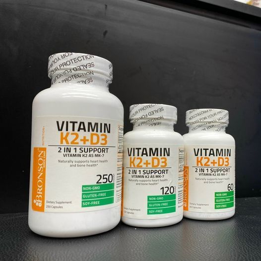 Bronson Vitamin D3 K2 MK7- Viên Uống Bổ Sung Vitamin Chắc Khỏe Xương Khớp