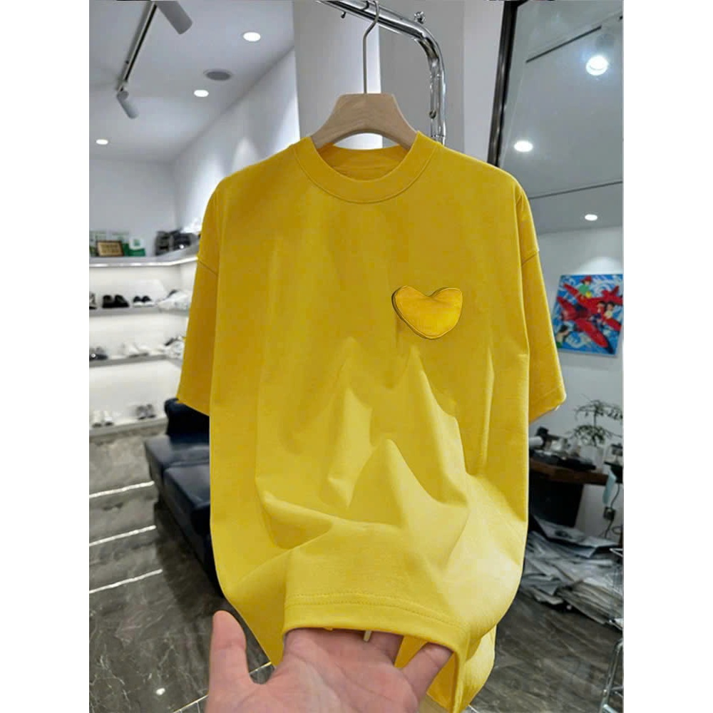Áo thun Stee Cổ tròn TIM BÔNG Localbrand ICVCVNI Unisex