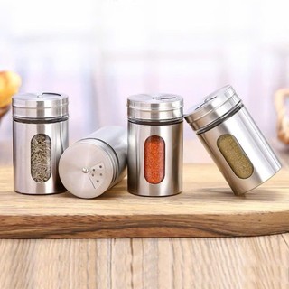 Lọ đựng tăm, hũ hạt tiêu bằng inox 304 Đa Năng Tiện Lợi,  LỌ XAY TIÊU - MÃ: XAYTIEU038
