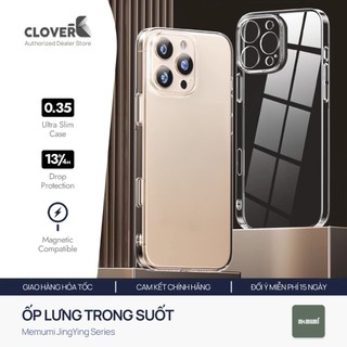 Ốp Lưng Siêu Mỏng Memumi Cho iPhone 17 Pro Max Trong Suốt Bọc Camera