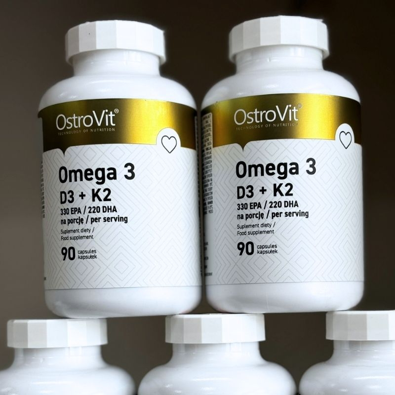 Ostrovit Omega3 D3K2 - Dầu Cá Fish Oil, Dầu cá hàm lượng cao kết hợp D3 K2