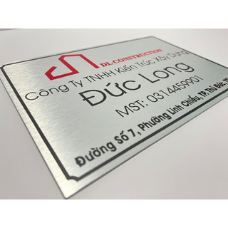 BẢNG, BIỂN SỐ NHÀ, BẢNG CÔNG TY,Alcorest in UV nội dung, ngoài trời