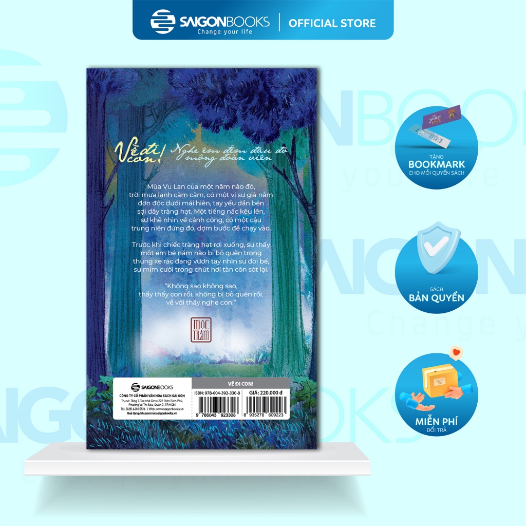 Ảnh Sách - Về Đi Con - Nghe Êm Đềm Đâu Đó Mộng Đoàn Viên - Thích Đạo Quang (Mộc Trầm) 1