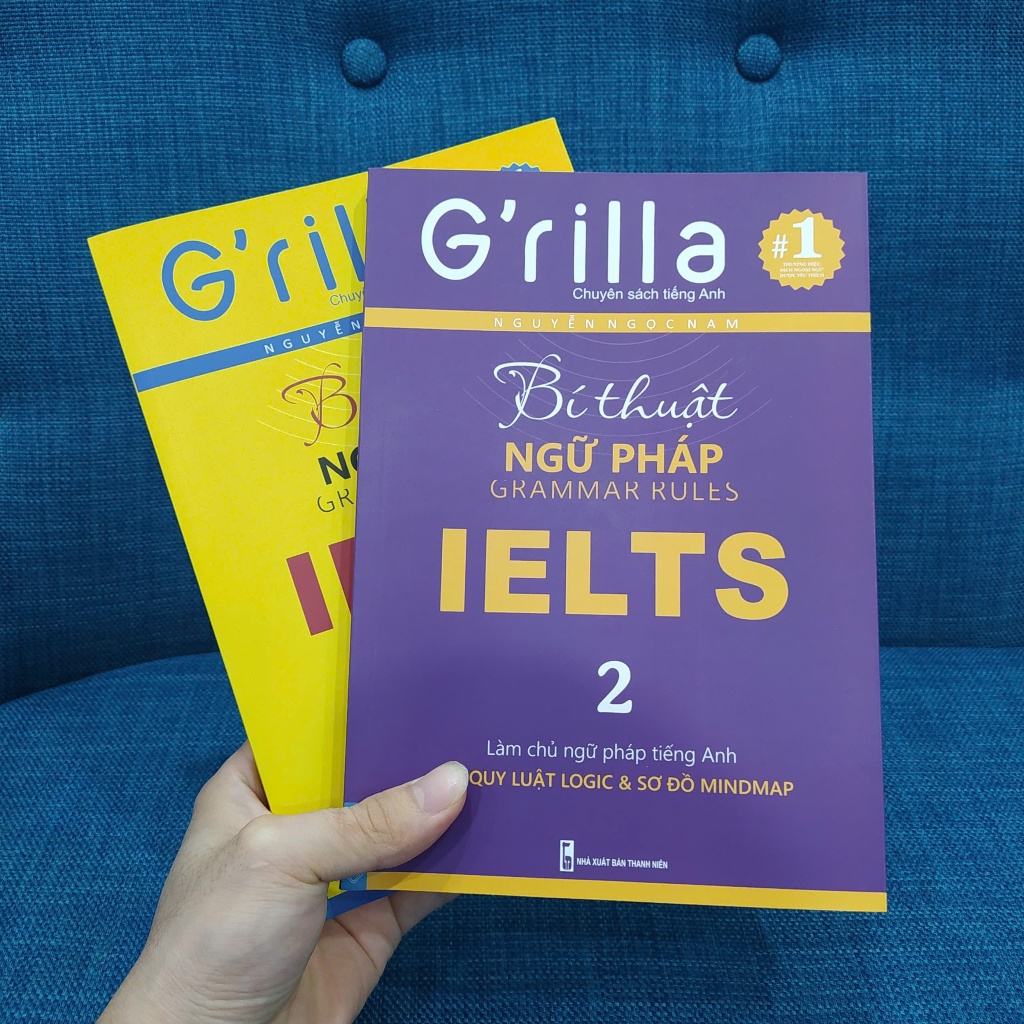 Ảnh Sách - Combo Bí thuật Ngữ pháp IELTS Grilla Tập 1 và 2 3