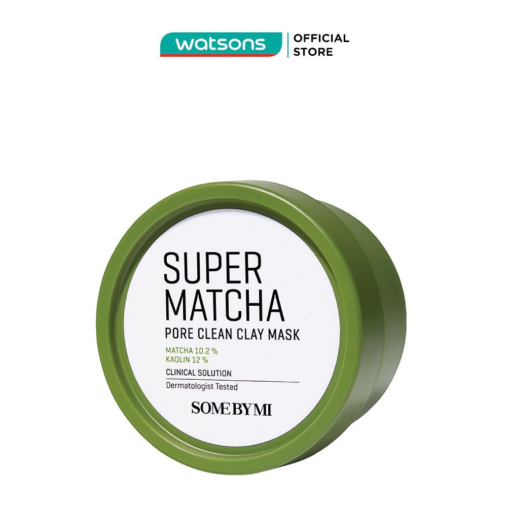 Mặt Nạ Some By Mi Super Matcha Pore Clean Clay Từ Đất Sét Cải Thiện Vấn Đề Của Da 100g