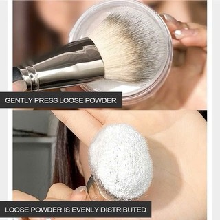 Cọ Phủ Phấn Đầu Tròn Lông Mềm Mịn GECOMO