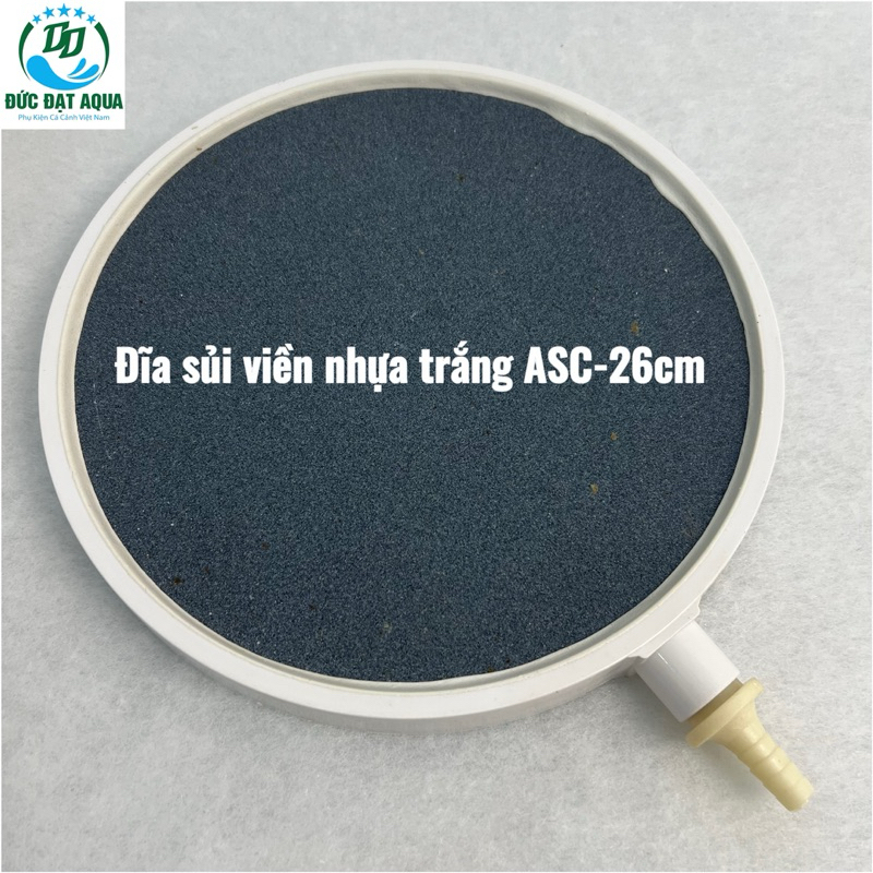 Đĩa sủi khí Oxy cao su & đĩa sủi viền nhựa loại cao cấp cho hồ cá Koi và cá rồng đủ kích thước 9