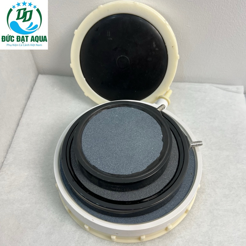 Đĩa sủi khí Oxy cao su & đĩa sủi viền nhựa loại cao cấp cho hồ cá Koi và cá rồng đủ kích thước 3