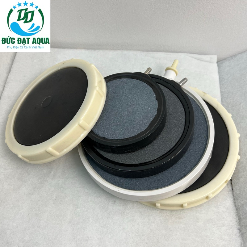 Đĩa sủi khí Oxy cao su & đĩa sủi viền nhựa loại cao cấp cho hồ cá Koi và cá rồng đủ kích thước 2