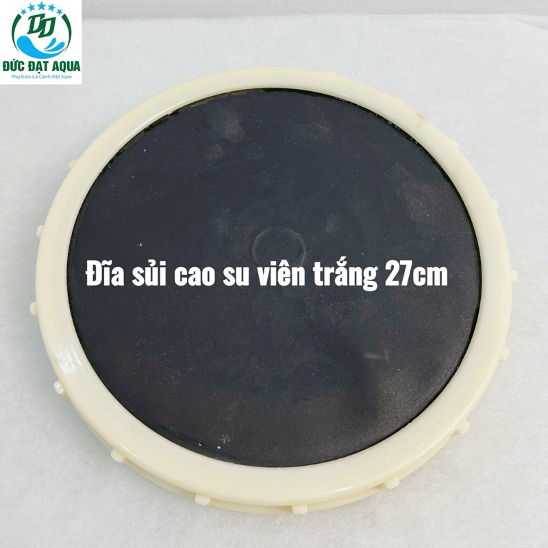 Đĩa sủi khí Oxy cao su & đĩa sủi viền nhựa loại cao cấp cho hồ cá Koi và cá rồng đủ kích thước 8