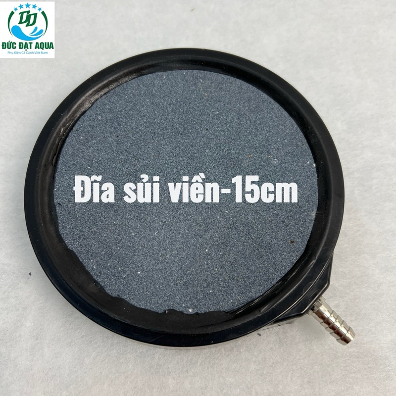 Đĩa sủi khí Oxy cao su & đĩa sủi viền nhựa loại cao cấp cho hồ cá Koi và cá rồng đủ kích thước 7