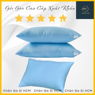 💯ĐỦ SIZE💯 Gối Gòn Hơi Cao Cấp Premium Cho Người Lớn Và Trẻ Em, Gối Nằm, Ôm Gòn Ép Êm Mềm, Thoáng Mát